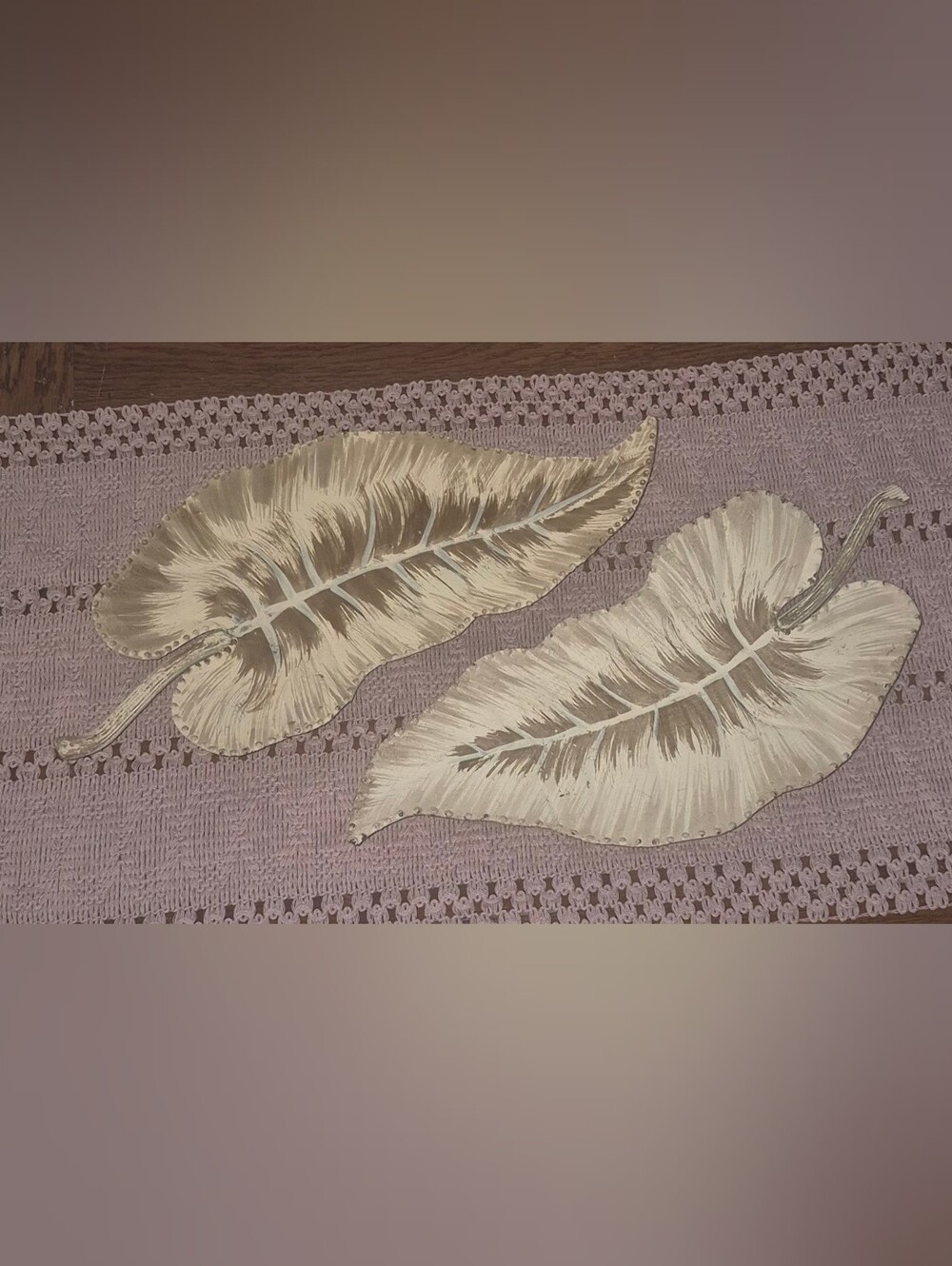 Set Of 2 Decor Leaves